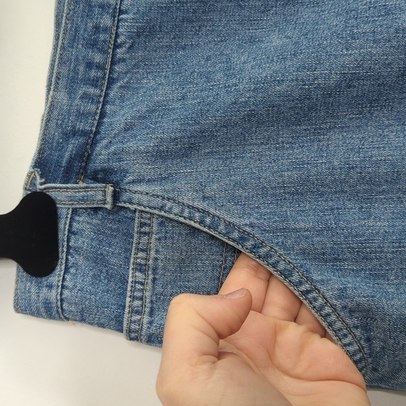 Paul Harris Blue Denim Carpenter Style Maxi Skirt Vintage Retro Y2K 12 - Picture 7 of 12